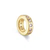 Evesaddiction Petite Birthstone Rondelle Charm - Gold / February In Gold