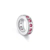 Evesaddiction Petite Birthstone Rondelle Charm - Silver / July In Metallic