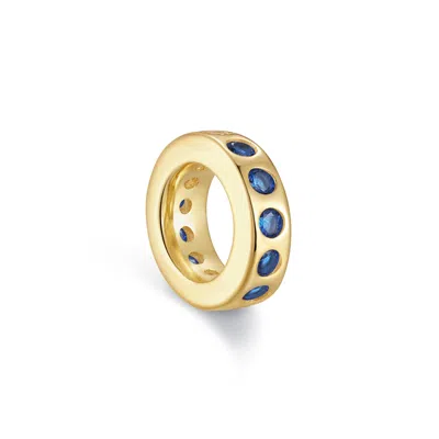 Evesaddiction Petite Birthstone Rondelle Charm - Gold / September