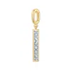 Evesaddiction Petite Stick Birthstone Charm In Gold