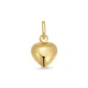 Evesaddiction Puffy Heart Hinge Charm In Gold