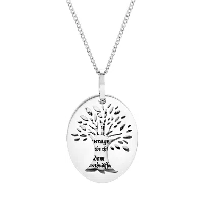 Evesaddiction Serenity Prayer Tree Of Life Tag Pendant