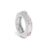 Evesaddiction Starburst Birthstone Eternity Charm - Silver / October In Silver