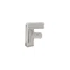 Evesaddiction Sterling Silver Alphabead Letter F In Silver