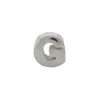 Evesaddiction Sterling Silver Alphabead Letter G In Silver