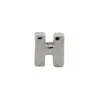 Evesaddiction Sterling Silver Alphabead Letter H In Silver