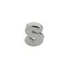 Evesaddiction Sterling Silver Alphabead Letter S In Silver