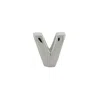 Evesaddiction Sterling Silver Alphabead Letter V In Silver