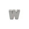 Evesaddiction Sterling Silver Alphabead Letter W In Silver