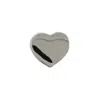 Evesaddiction Sterling Silver Alphabead Symbol Heart In Gray