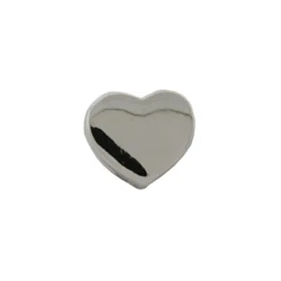 Evesaddiction Sterling Silver Alphabead Symbol Heart In Gray