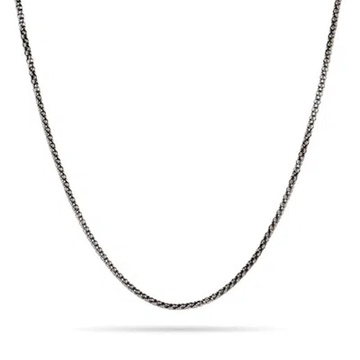 Evesaddiction Sterling Silver Rhodium Coreana Chain