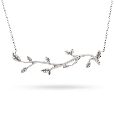 Evesaddiction Tree Branch Sterling Silver Necklace