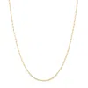Evesaddiction Waterproof Delicate Paperclip Chain Necklace In Gold