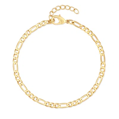 Evesaddiction Waterproof Fiagro Chain Bracelet In Gold