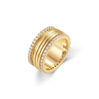 Evesaddiction Waterproof Fidget Ring - Gold / 7