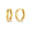 Evesaddiction Waterproof Huggie Hoops In Gold