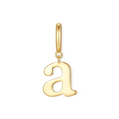 Evesaddiction Waterproof Initial Charm - Gold / A