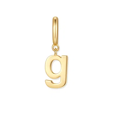 Evesaddiction Waterproof Initial Charm - Gold / G