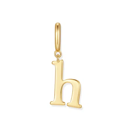Evesaddiction Waterproof Initial Charm - Gold / H