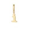 Evesaddiction Waterproof Initial Charm - Gold / I In Gold