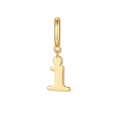 Evesaddiction Waterproof Initial Charm - Gold / I