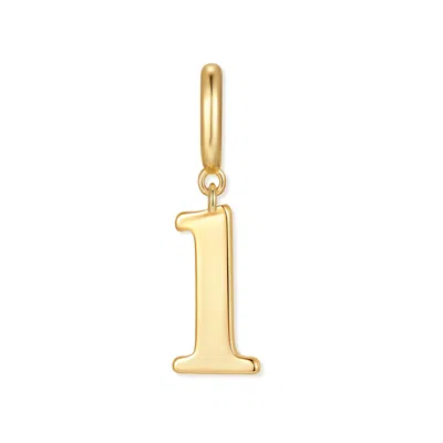Evesaddiction Waterproof Initial Charm - Gold / L
