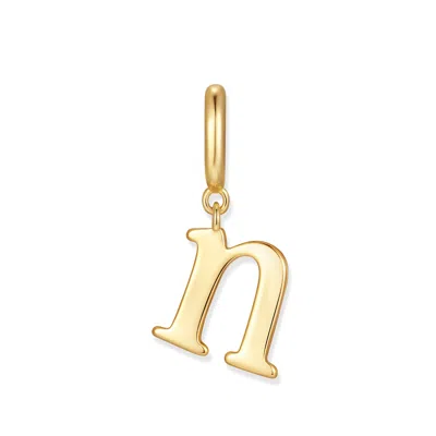Evesaddiction Waterproof Initial Charm - Gold / N
