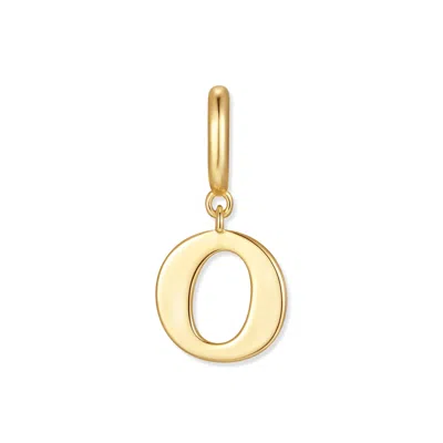 Evesaddiction Waterproof Initial Charm - Gold / O