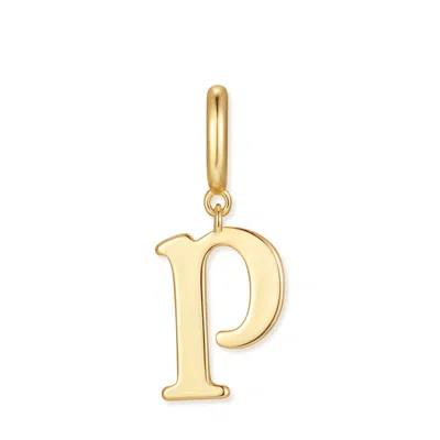 Evesaddiction Waterproof Initial Charm - Gold / P