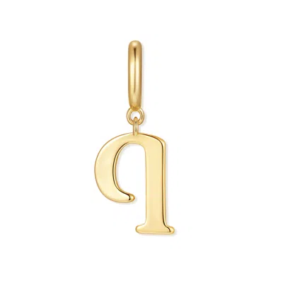 Evesaddiction Waterproof Initial Charm - Gold / Q