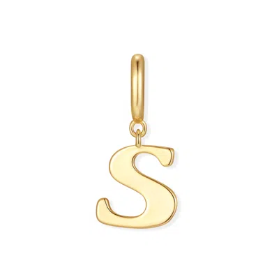 Evesaddiction Waterproof Initial Charm - Gold / S