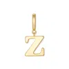 Evesaddiction Waterproof Initial Charm - Gold / Z In Gold