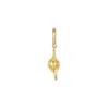 Evesaddiction Waterproof Pea In A Pod Charm - Gold / 1 In Gold