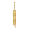 Evesaddiction Waterproof Pea In A Pod Charm In Gold