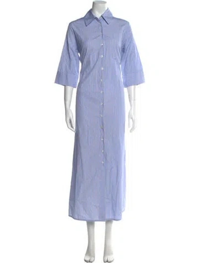Pre-owned Evi Grintela Long Dress In Blue