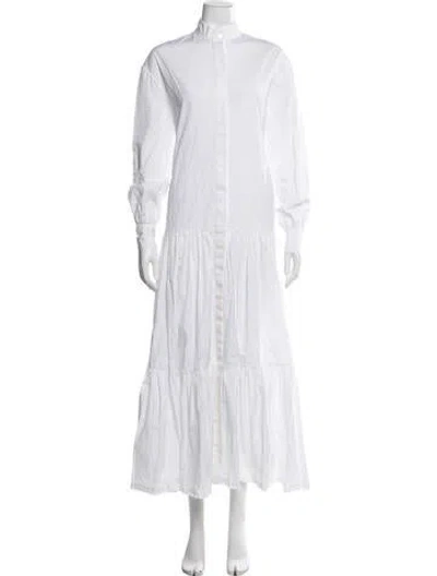 Pre-owned Evi Grintela Long Dress In White