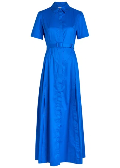 EVI GRINTELA EVI GRINTELA NICOLE BELTED COTTON-POPLIN MAXI DRESS