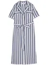 Evi Grintela Gestreiftes Hemdkleid In Weiss