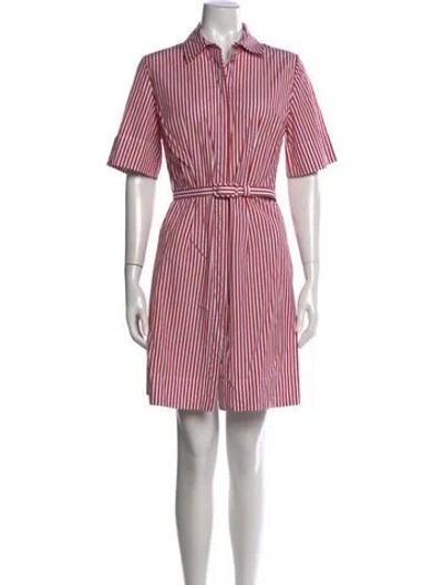 Pre-owned Evi Grintela Striped Mini Dress In Multicolor