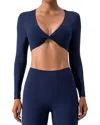 Evia Top In Blue