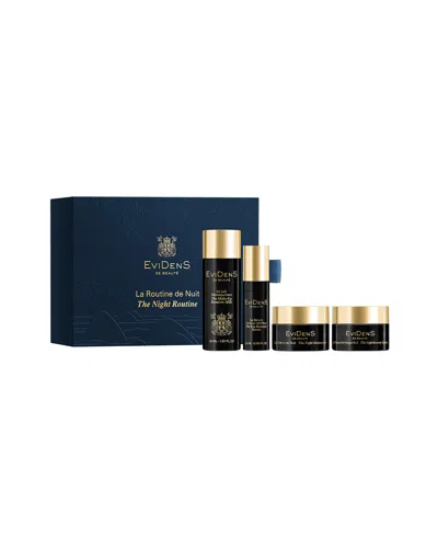 Evidens De Beauté The Night Routine In Transparent
