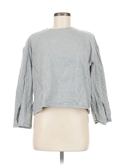 Pre-owned Evidnt Los Angeles 3/4 Sleeve T-shirt In Gray