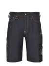 Evisu Bermuda Shorts Made Of Denim.