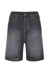 Evisu Bermuda Shorts Made Of Denim.