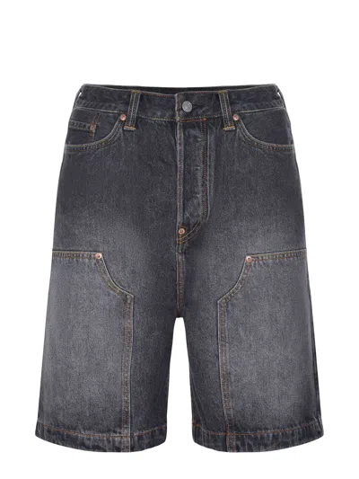 Evisu Bermuda Shorts Made Of Denim.
