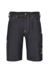 Evisu Bermuda Shorts Made Of Denim.