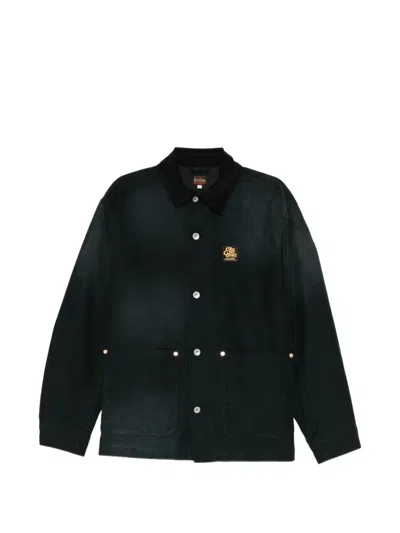 Evisu Daicock Print Jacket In Black
