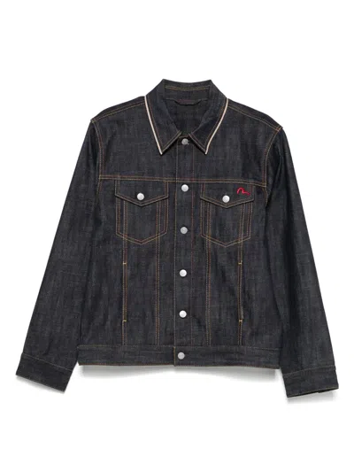 Evisu Denim Jacket In Blue