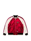 Evisu Embroidered Bomber Jacket In Multi